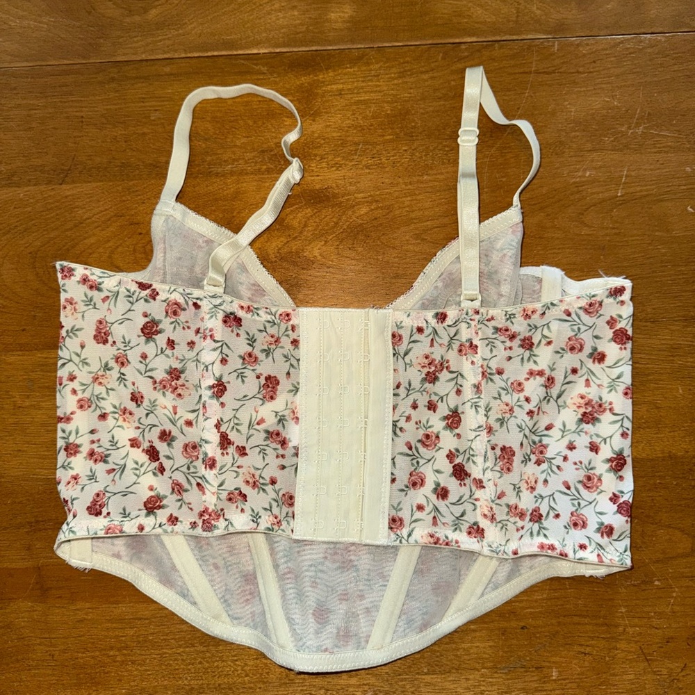 Miami floral bra crop top - Picture 3 of 3